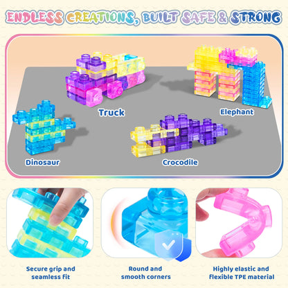 Soft Jelly Building Blocks