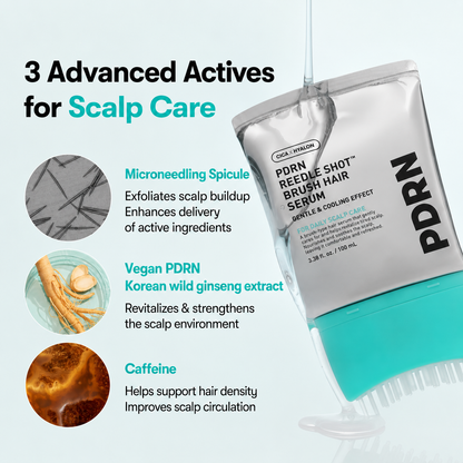 PDRN Reedle Shot Brush Hair Serum