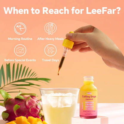 Cutting Drops – Lymphatic-Focused Debloat Formula with Dandelion, Cleavers, Burdock & Elderberry for Lymphatic Drainage, Bloat Relief, Digestive Comfort and Detox