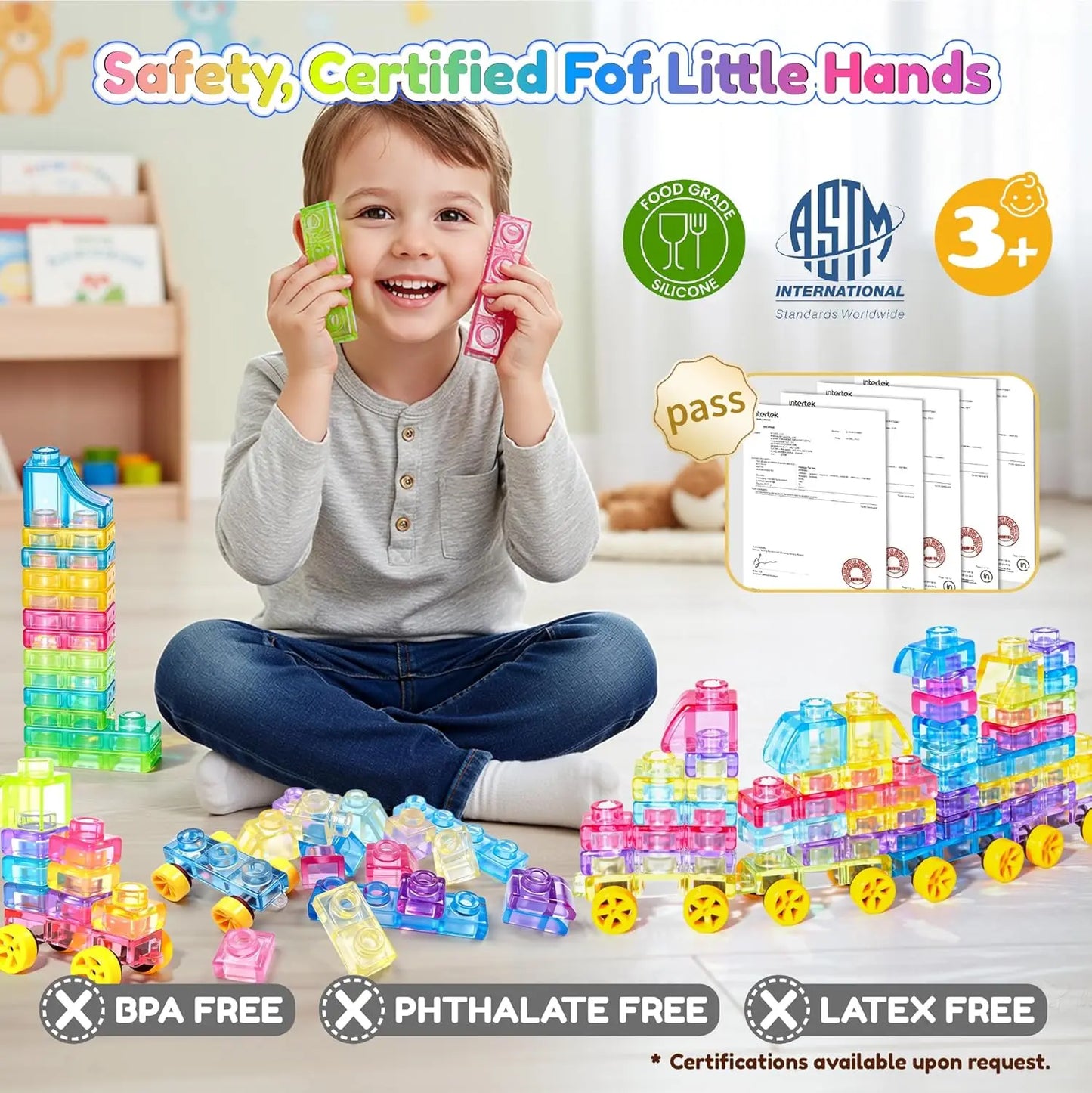 Soft Jelly Building Blocks