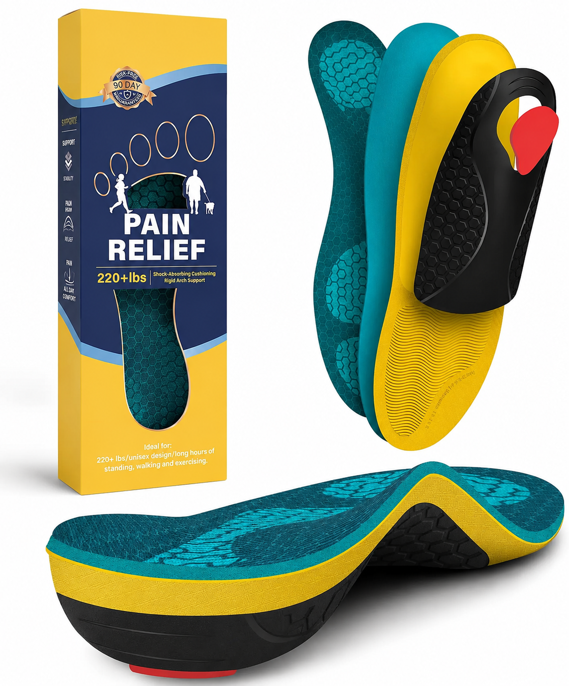 Heavy Duty Orthotics Insoles