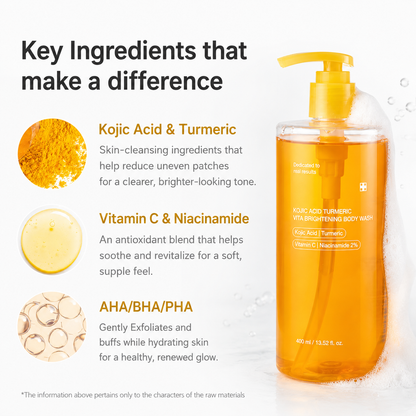 Kojic Acid Turmeric Brightening Body Wash