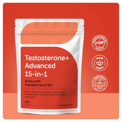 Testosterone+ Advanced 15-in-1 softgels