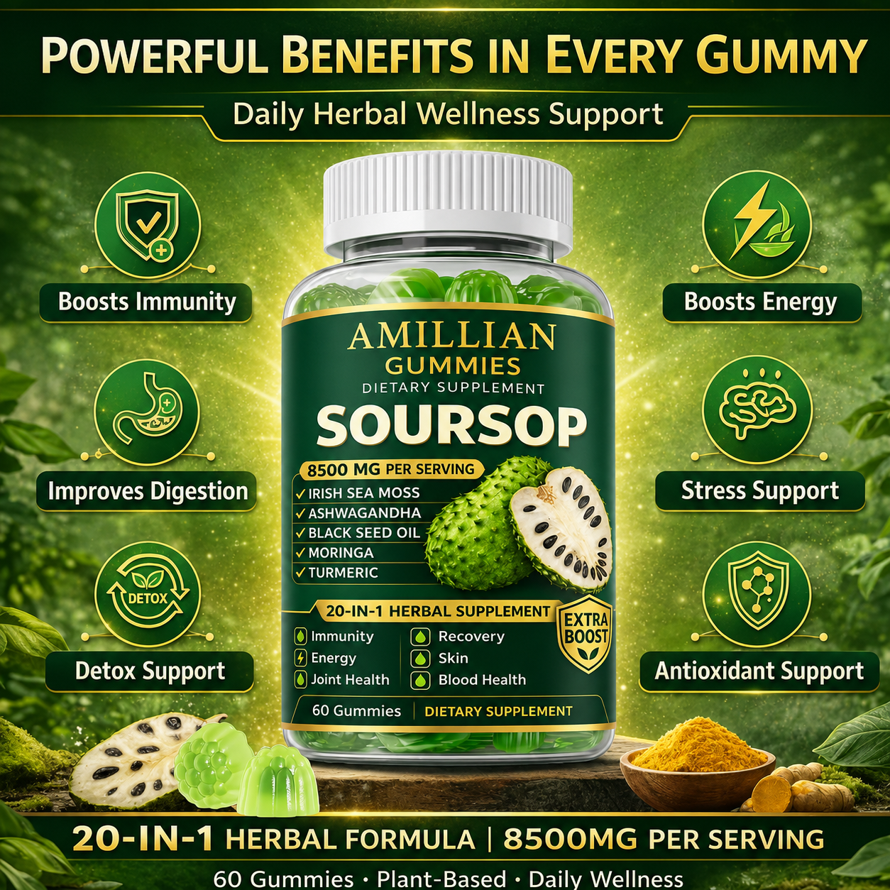 Soursop Gummies