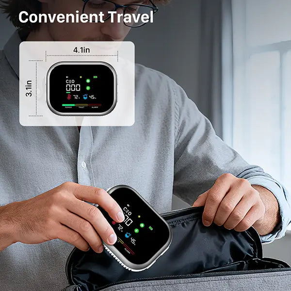 6 in 1 Carbon Monoxide & Gas Detector