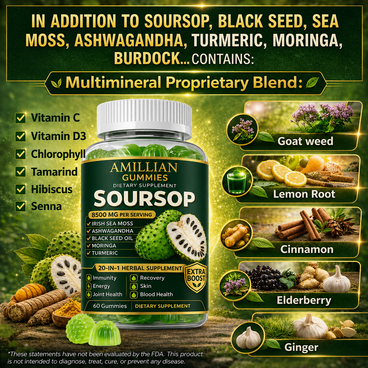 Soursop Gummies