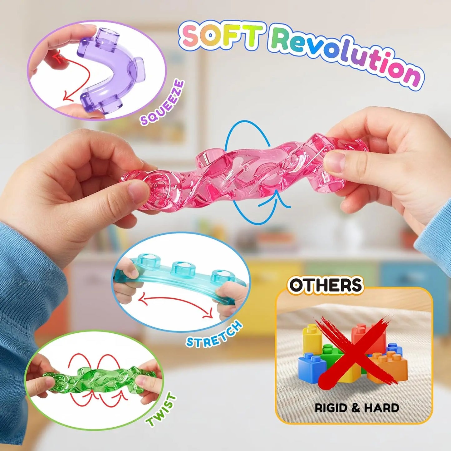 Soft Jelly Building Blocks