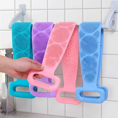 Double-Sided Silicone Back Scrubber
