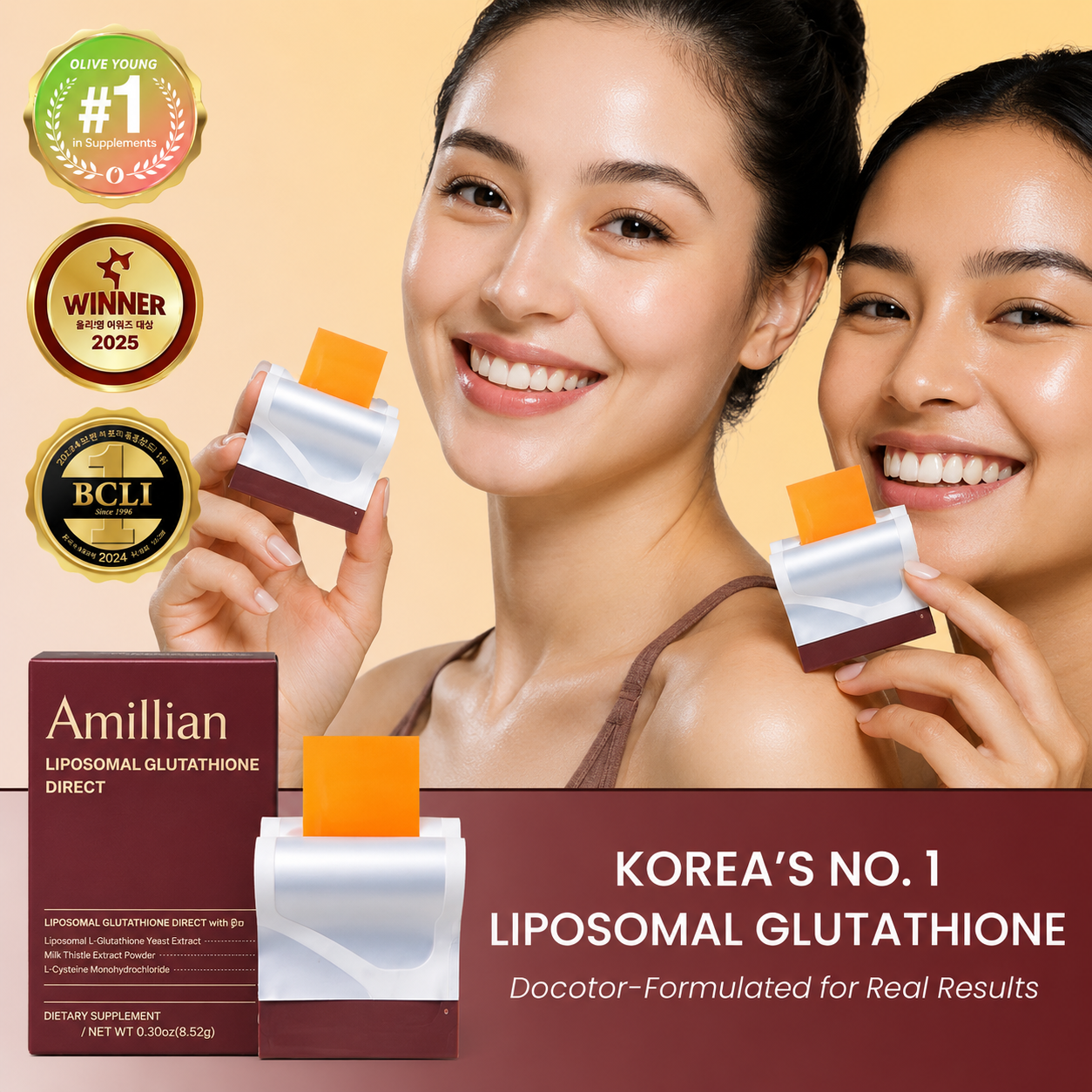 Liposomal Glutathione Glow Strips