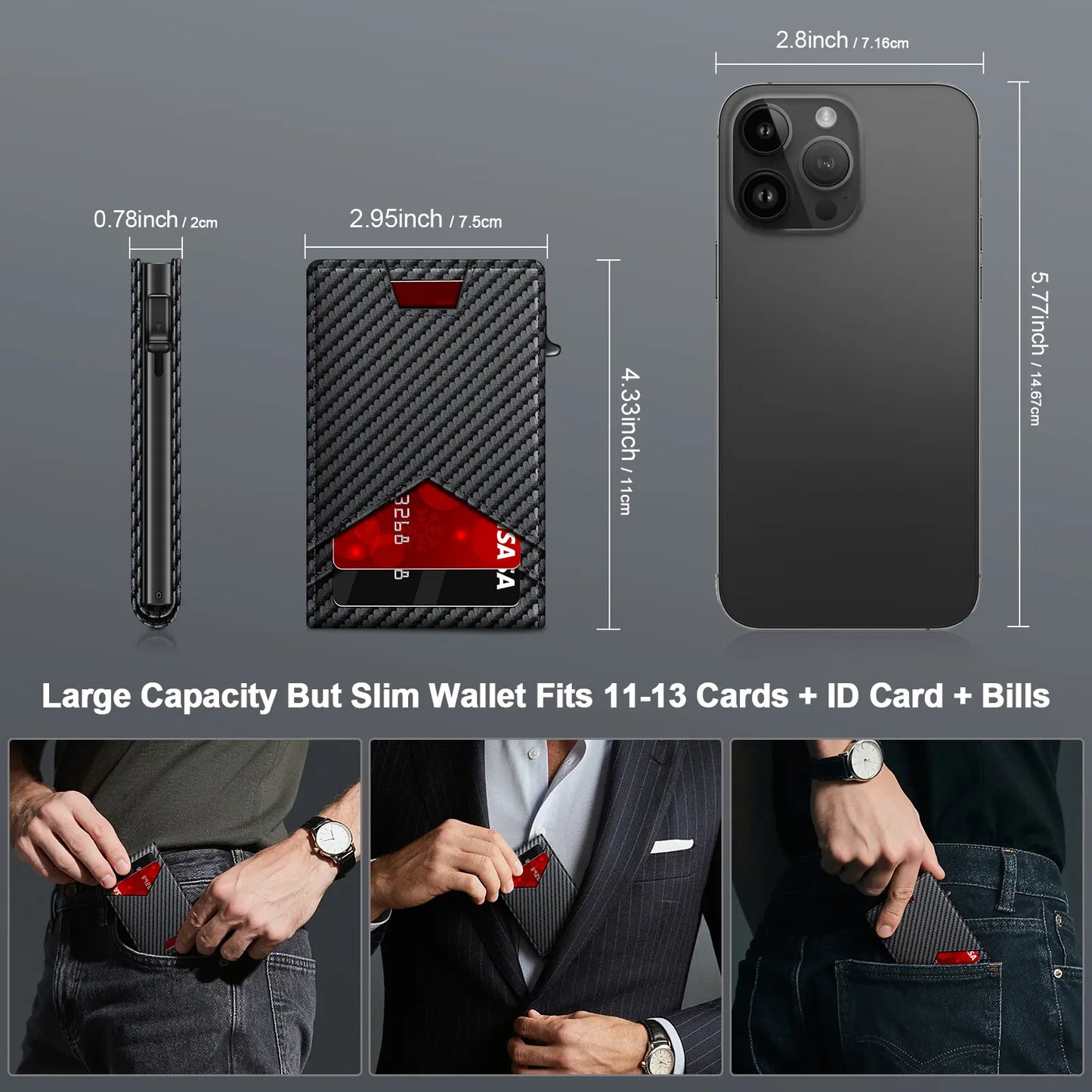 RFID Blocking Bifold Wallet