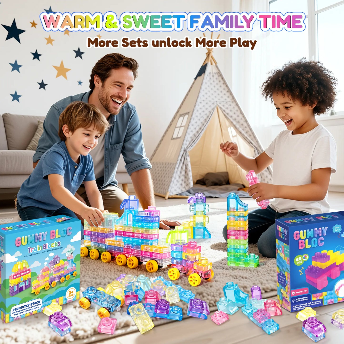 Soft Jelly Building Blocks