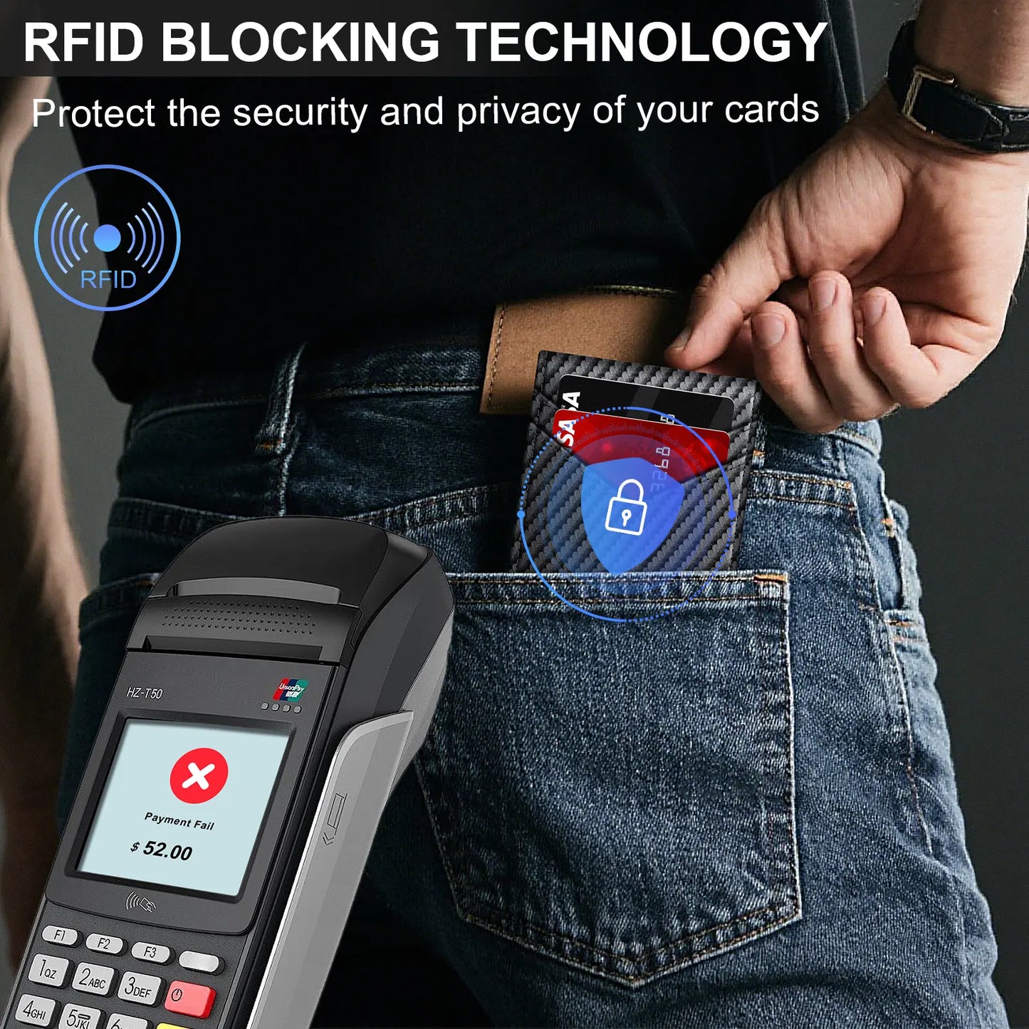 RFID Blocking Bifold Wallet