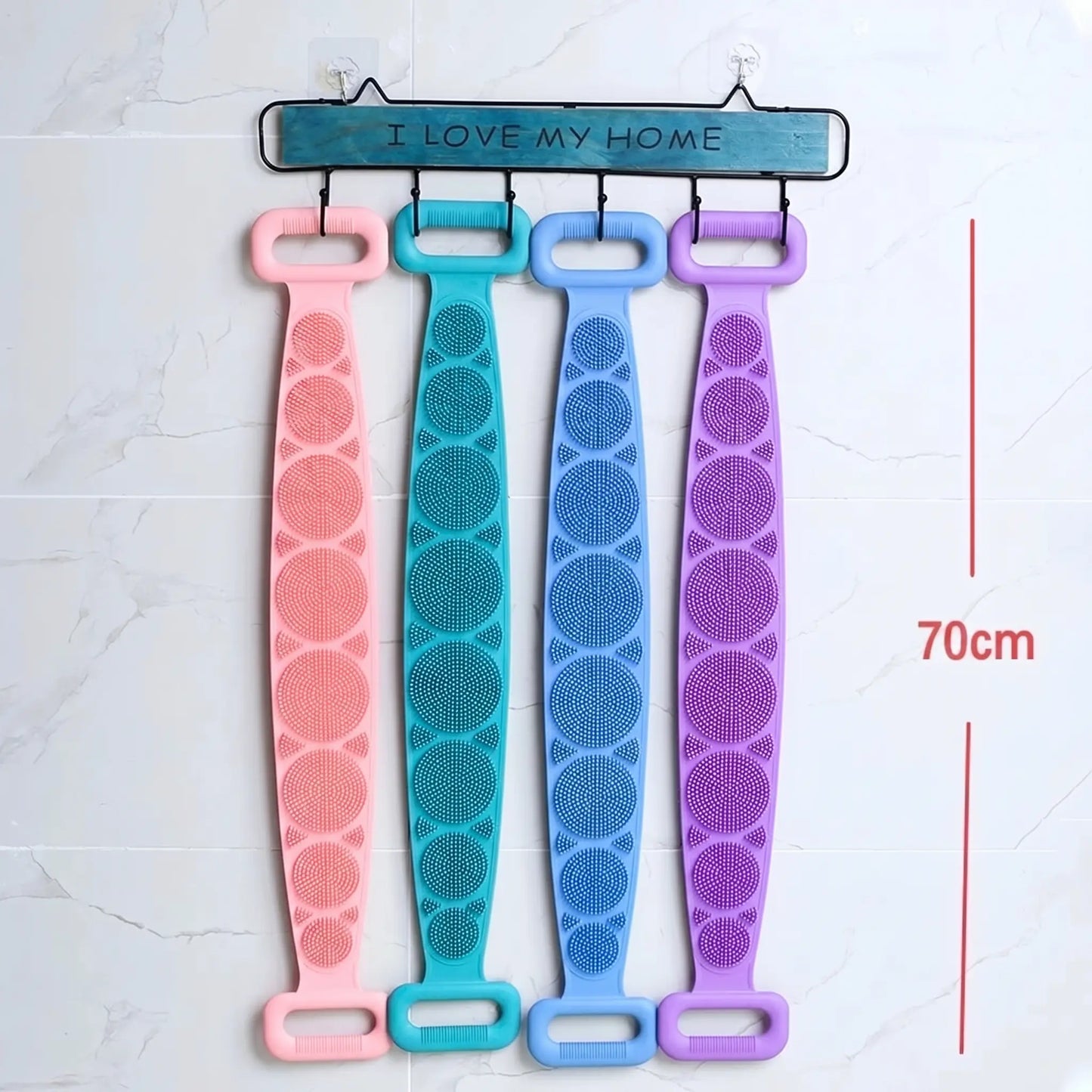 Double-Sided Silicone Back Scrubber