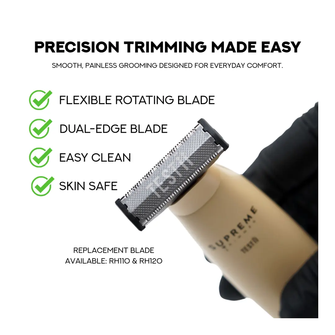 Amillian Trimmer TESTii nonick Body, Groin & Bikini Trimmers WaterProof beard shaver kit