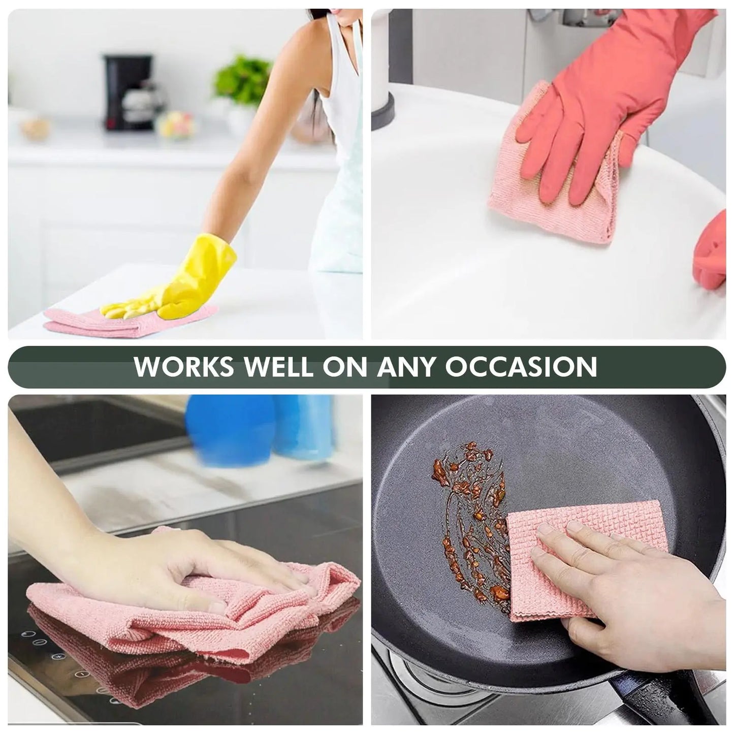 Microfiber Cleaning Cloth Roll