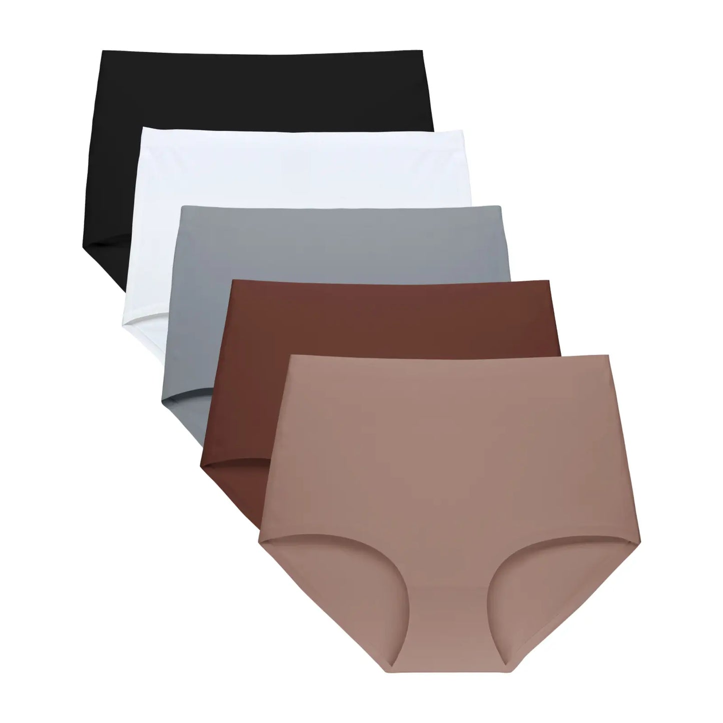 High Waist Seamless Briefs Panties