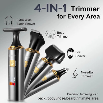 4-in-1 Back Shaver for Men