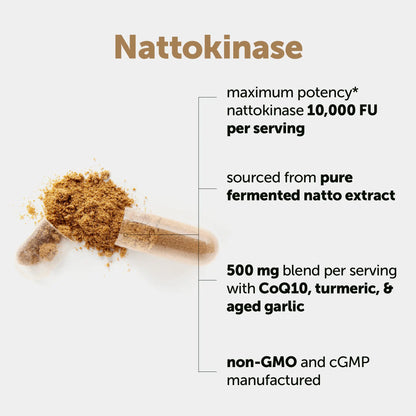 Nattokinase 10,000FU Complex, 240 Vegetarian Capsules
