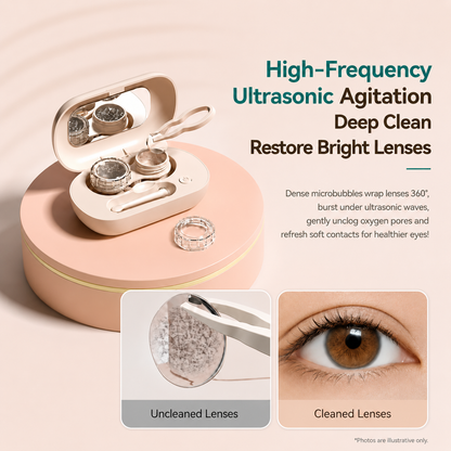 Ultrasonic Contact Lens Cleaner