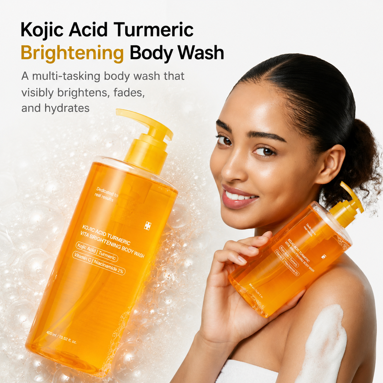 Kojic Acid Turmeric Brightening Body Wash