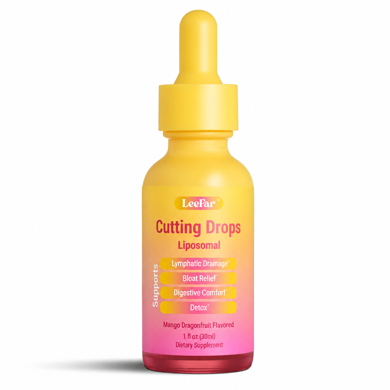 Cutting Drops – Lymphatic-Focused Debloat Formula with Dandelion, Cleavers, Burdock & Elderberry for Lymphatic Drainage, Bloat Relief, Digestive Comfort and Detox