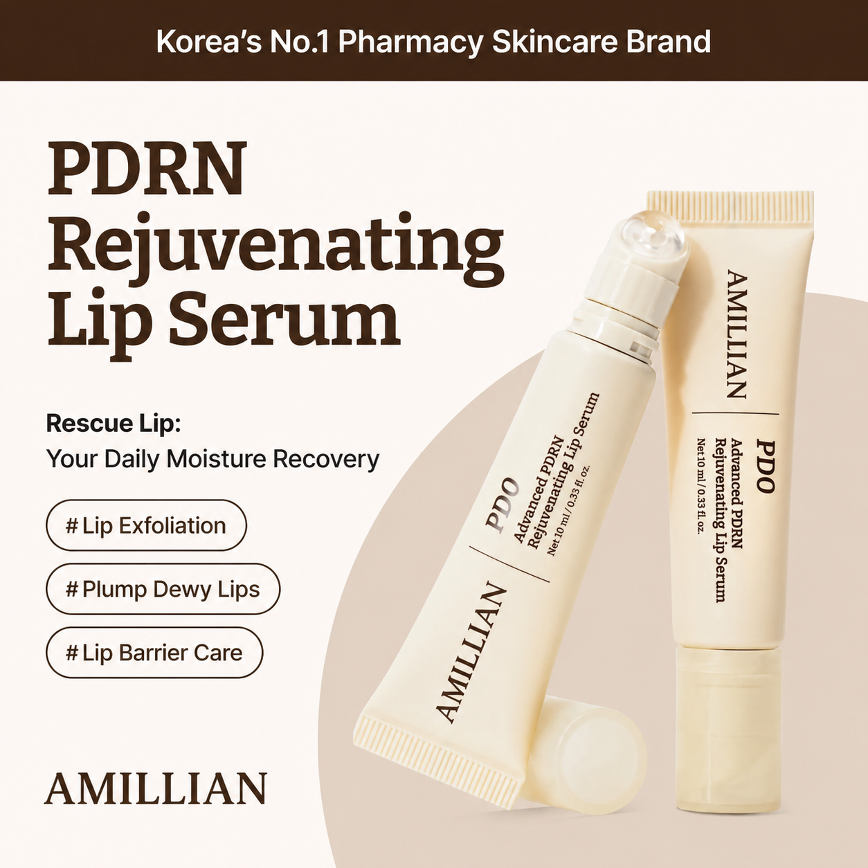 Amillian™ PDRN Rejuvenating Lip Serum