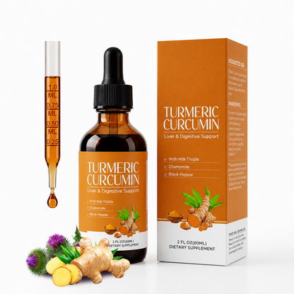 Turmeric Curcumin & Milk Thistle Liquid Drops